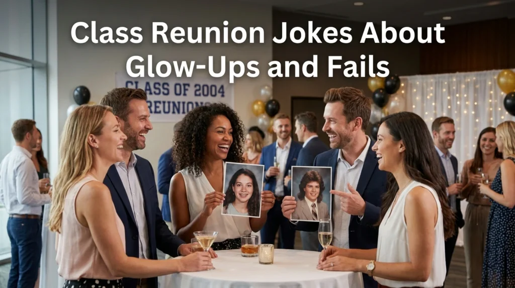 Class Reunion Jokes About Glow-Ups and Fails