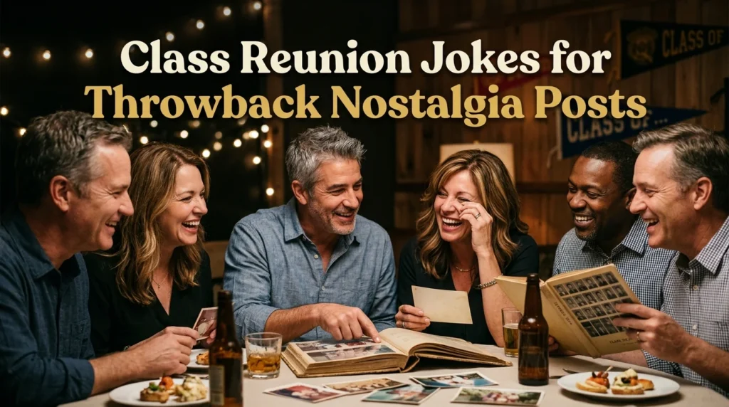 Class Reunion Jokes for Throwback Nostalgia Posts