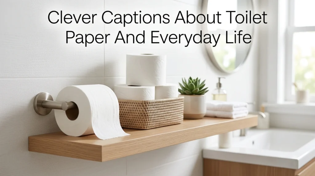Clever Captions About Toilet Paper And Everyday Life