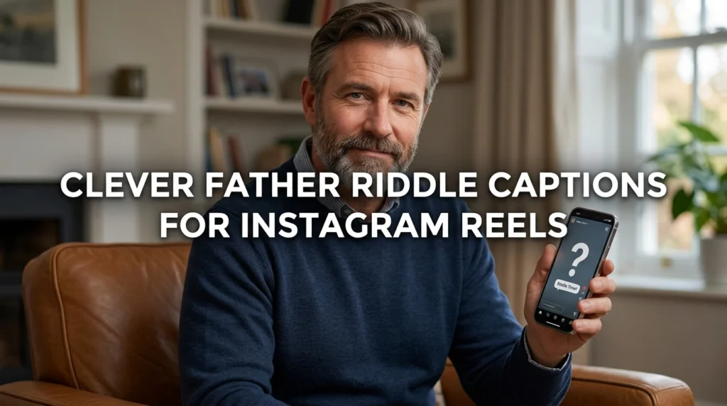 Clever Father Riddle Captions for Instagram Reels