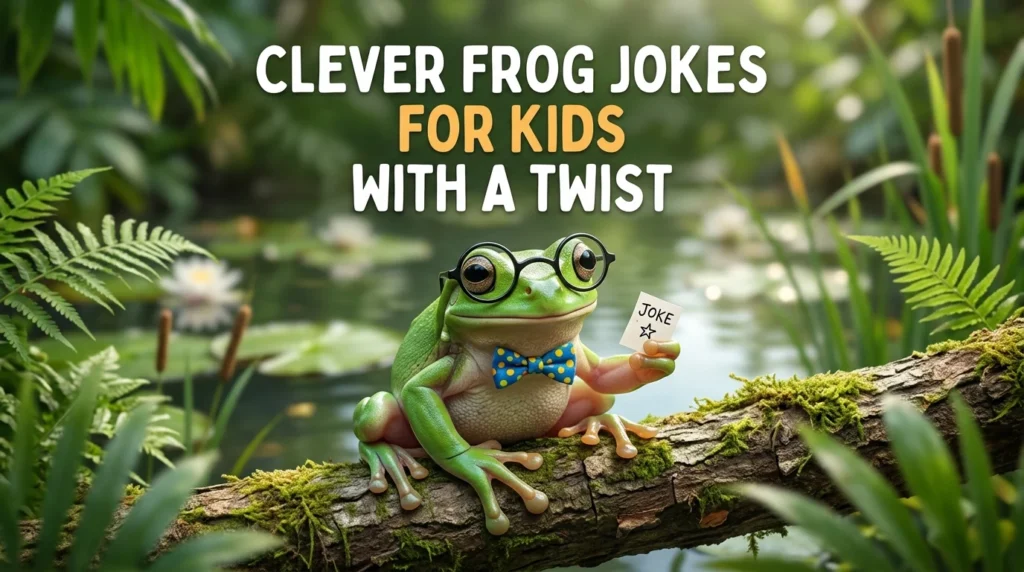 Clever Frog Jokes For Kids With A Twist