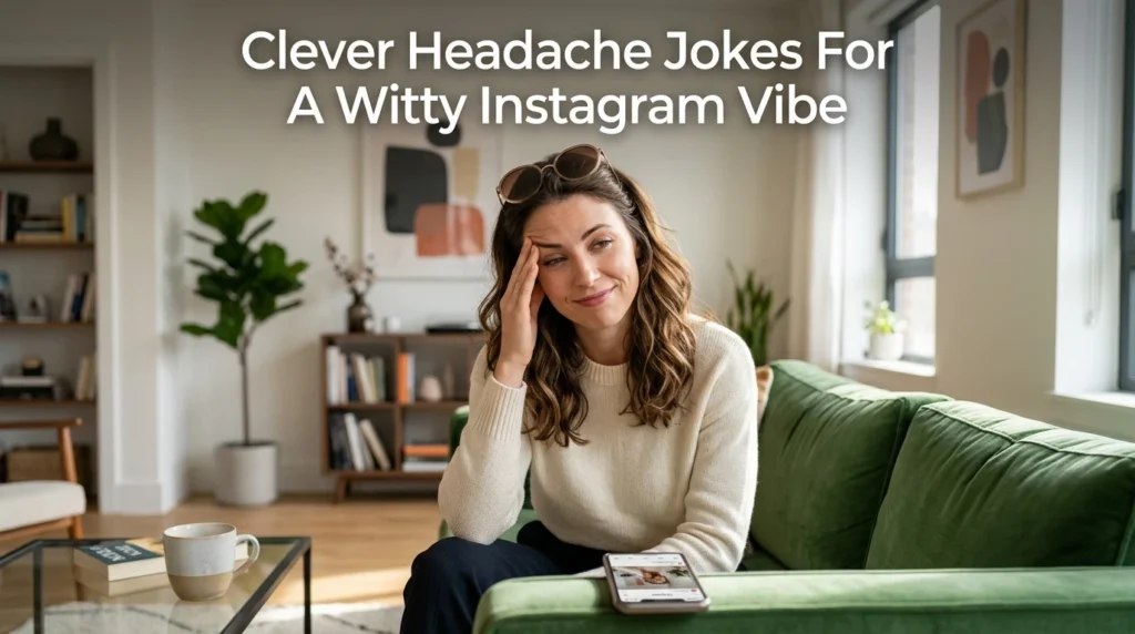 Clever Headache Jokes For A Witty Instagram Vibe