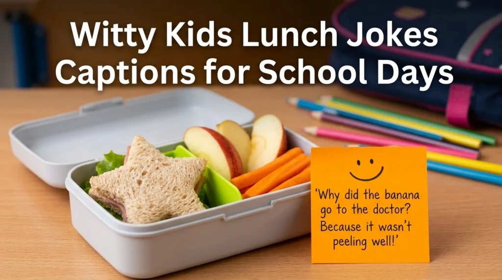 Clever Kids Lunch Jokes Captions for Smart Parents