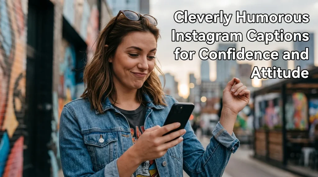 Cleverly Humorous Instagram Captions for Confidence and Attitude