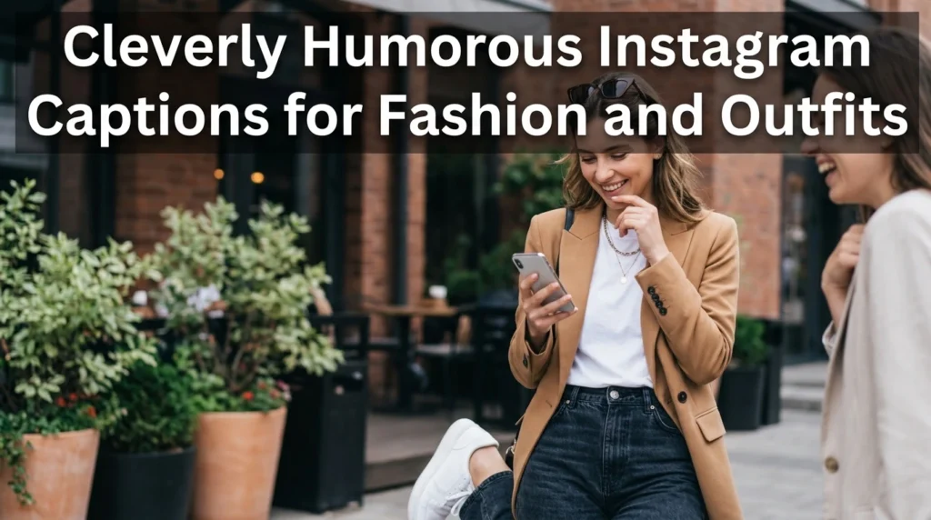 Cleverly Humorous Instagram Captions for Fashion and Outfits