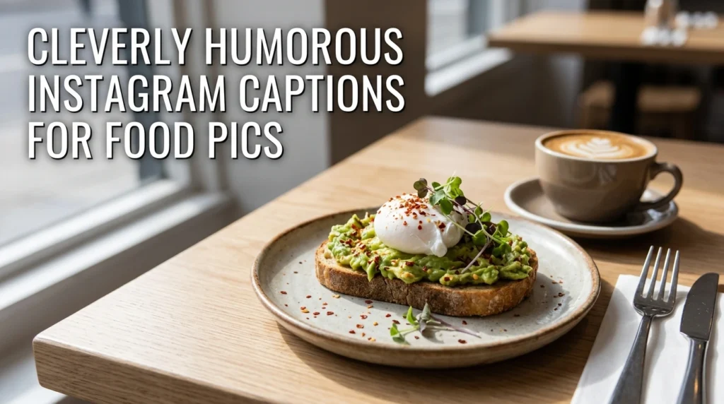 Cleverly Humorous Instagram Captions for Food Pics