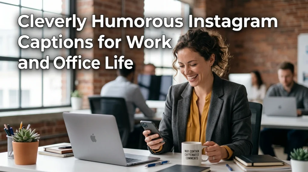 Cleverly Humorous Instagram Captions for Work and Office Life