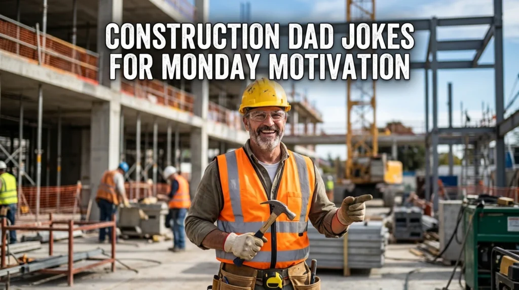 Construction Dad Jokes for Monday Motivation