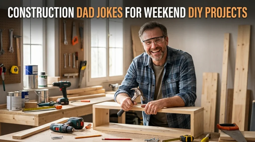 Construction Dad Jokes for Weekend DIY Projects