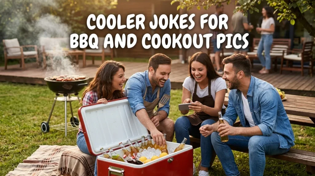 Cooler Jokes for BBQ and Cookout Pics