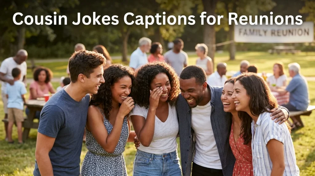 Cousin Jokes Captions for Reunions