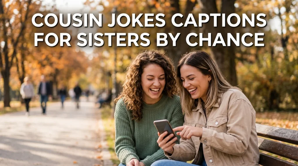 Cousin Jokes Captions for Sisters by Chance
