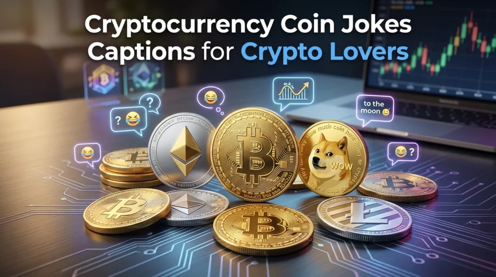 Cryptocurrency Coin Jokes Captions for Crypto Lovers