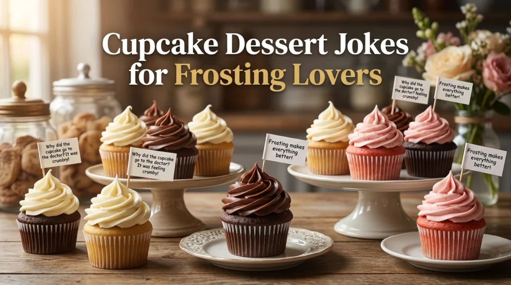 Cupcake Dessert Jokes for Frosting Lovers