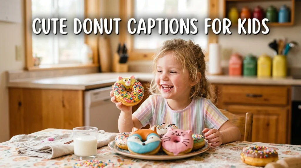 Cute Donut Captions For Kids