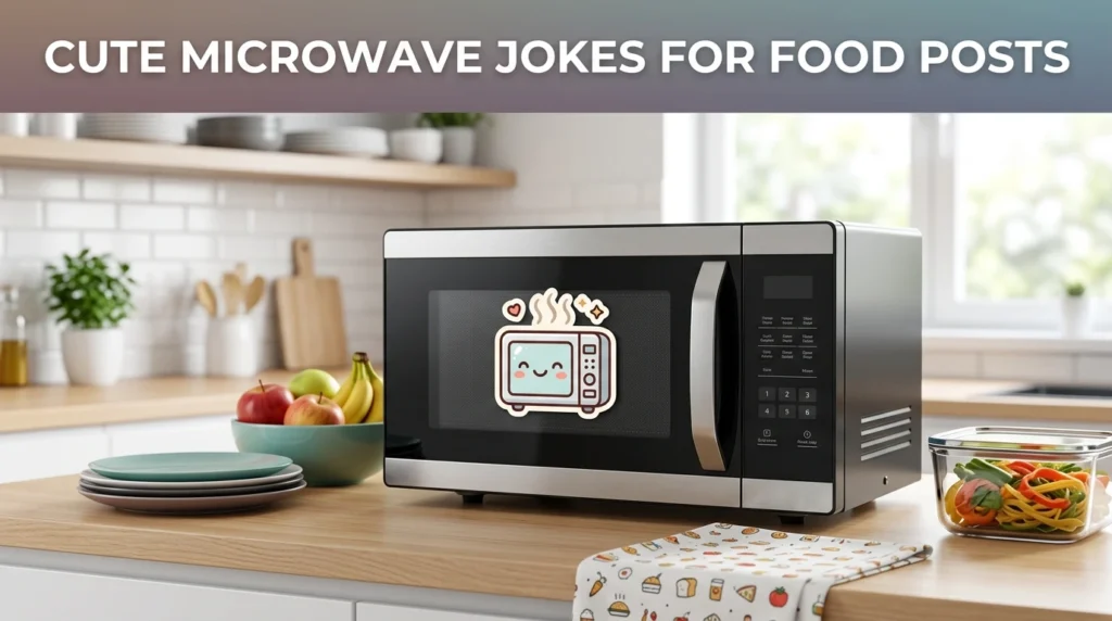 Cute Microwave Jokes for Food Posts