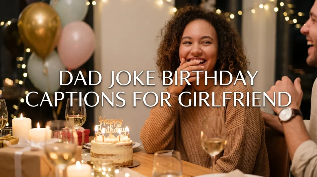 Dad Joke Birthday Captions for Girlfriend