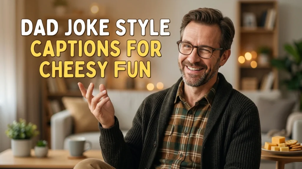 Dad Joke Style Captions For Cheesy Fun