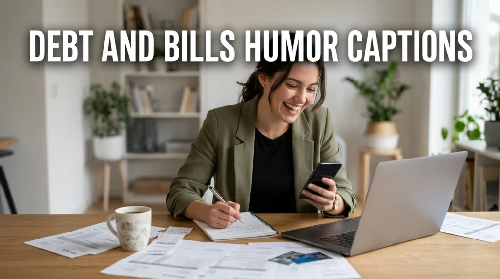 Debt And Bills Humor Captions