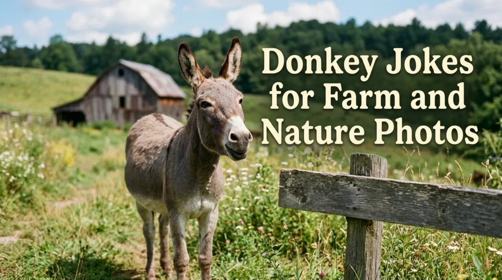 Donkey Jokes for Farm and Nature Photos