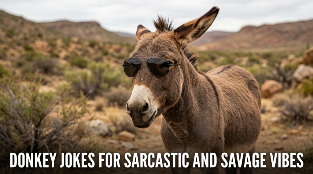 Donkey Jokes for Sarcastic and Savage Vibes
