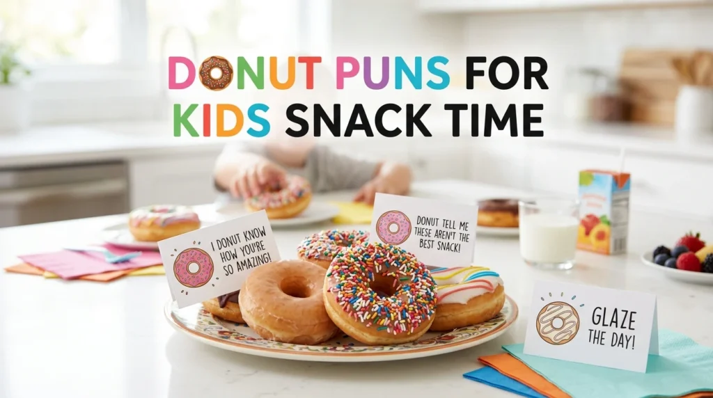 Donut Puns For Kids Snack Time