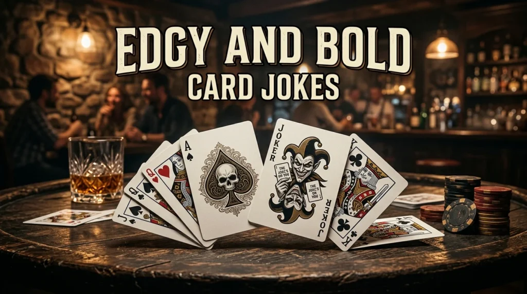 Edgy and Bold Card Jokes