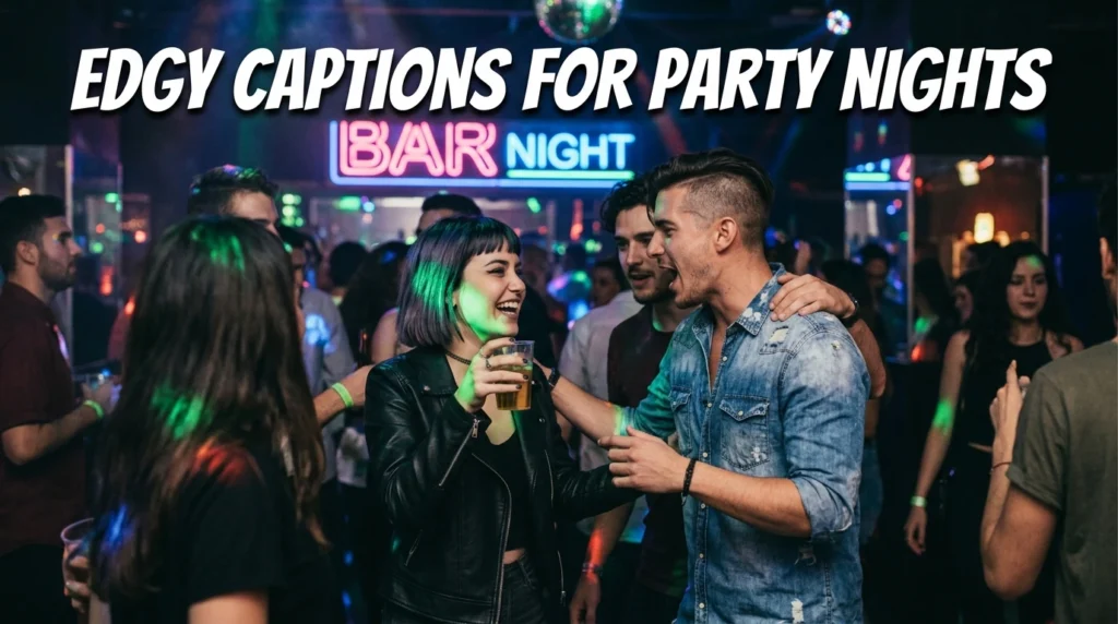Edgy Captions For Party Nights