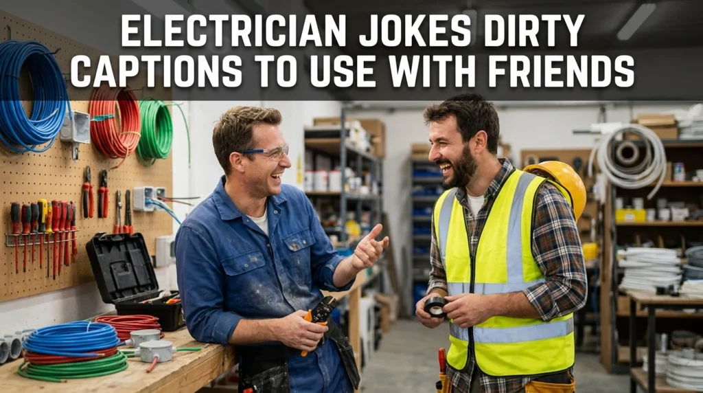 Electrician Jokes Dirty Captions To Use With Friends