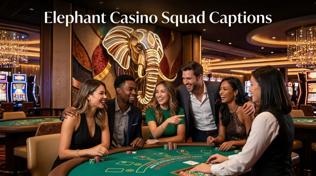 Elephant Casino Squad Captions