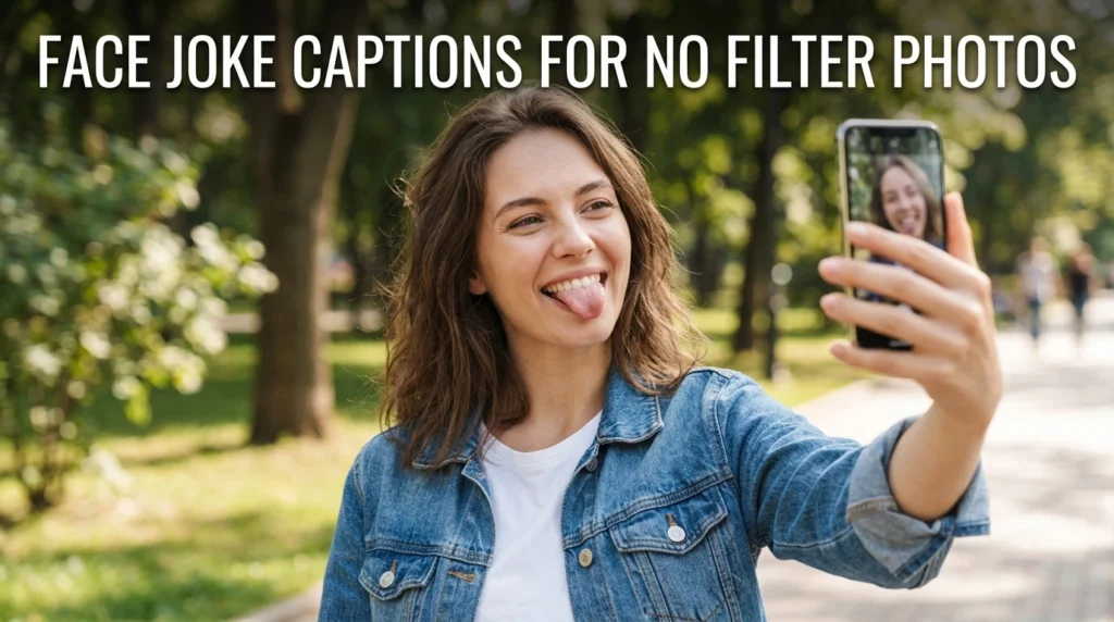 Face Joke Captions For No Filter Photos