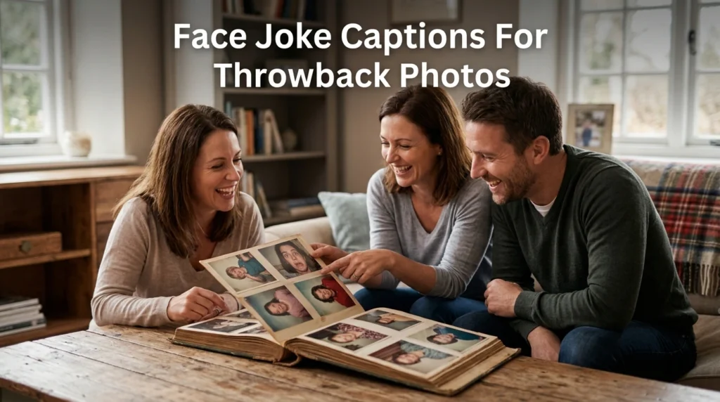 Face Joke Captions For Throwback Photos