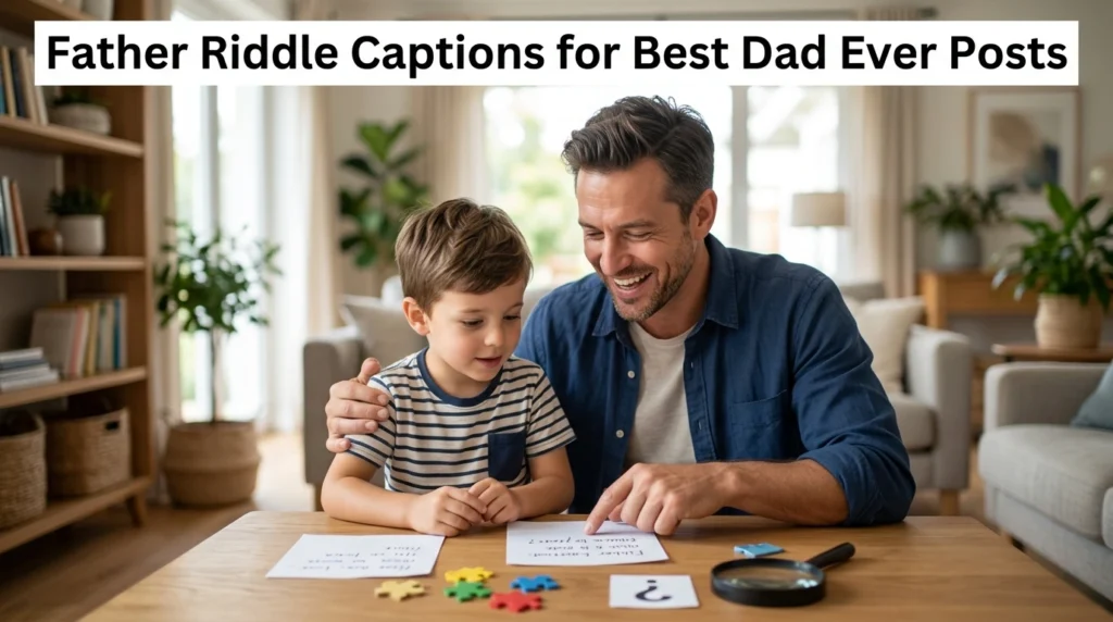 Father Riddle Captions for Best Dad Ever Posts