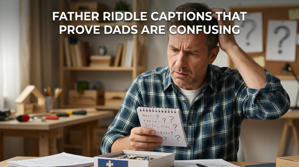Father Riddle Captions That Prove Dads Are Confusing