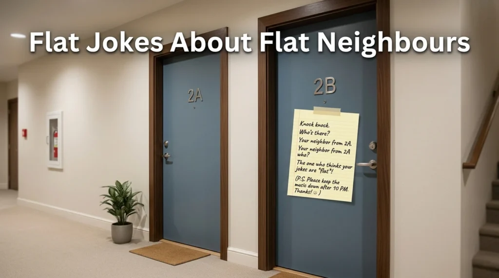 Flat Jokes About Flat Neighbours