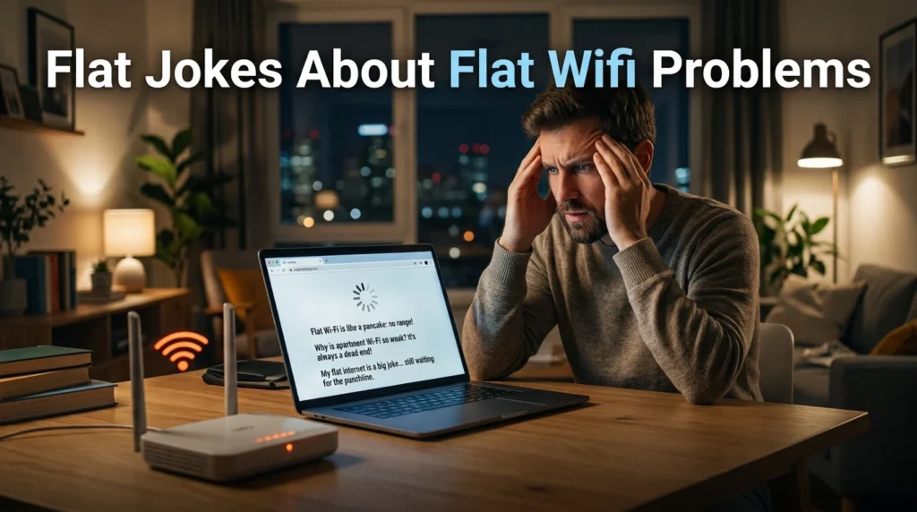 Flat Jokes About Flat Wifi Problems