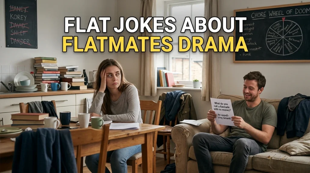 Flat Jokes About Flatmates Drama