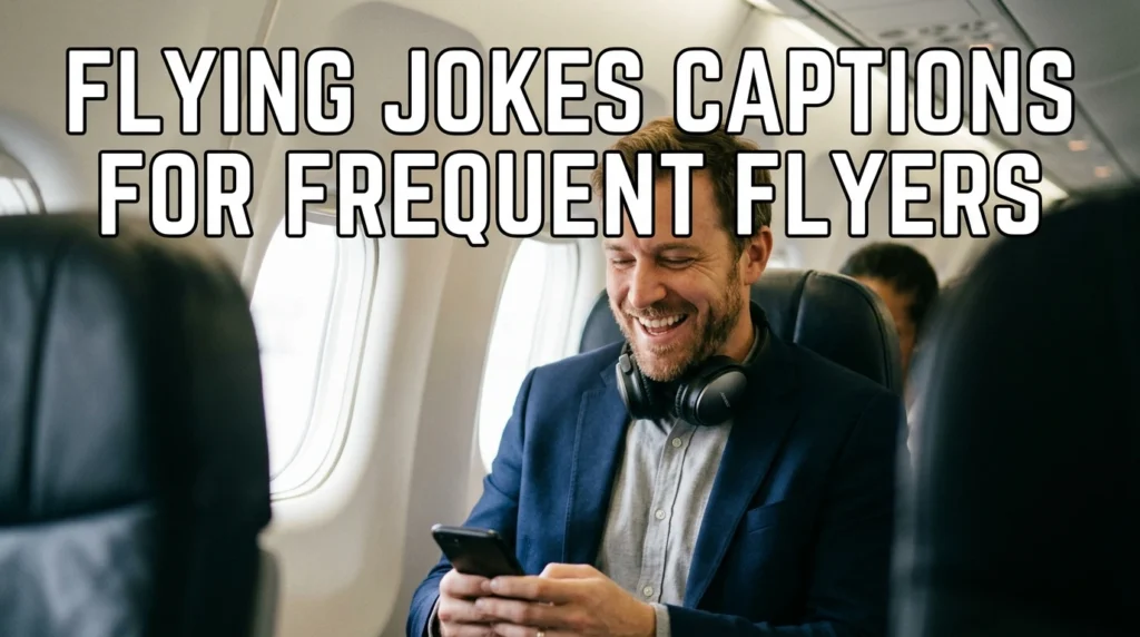 Flying Jokes Captions for Frequent Flyers