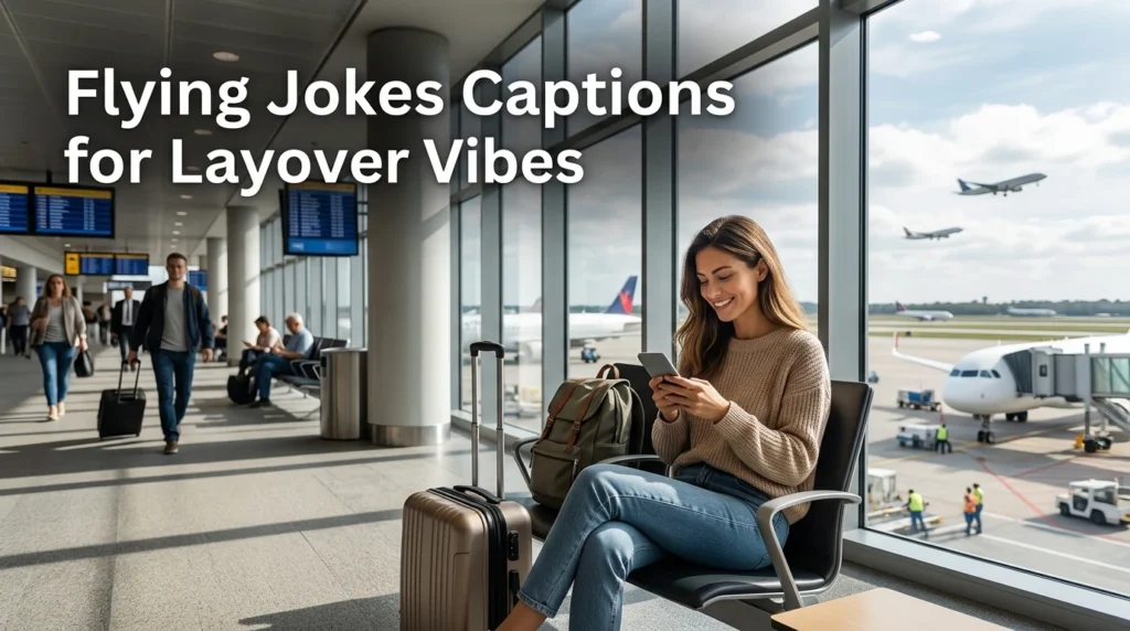 Flying Jokes Captions for Layover Vibes