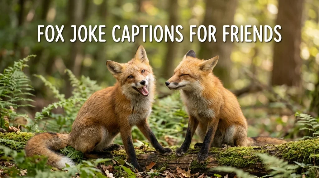 Fox Joke Captions for Friends