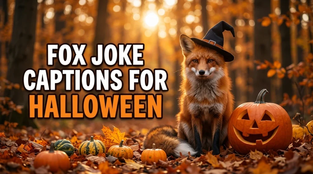 fox joke captions for halloween