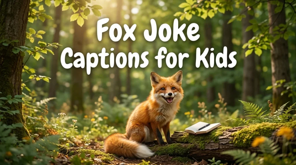 Fox Joke Captions for Kids
