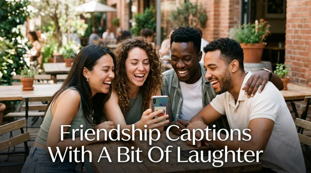 Friendship Captions With A Bit Of Laughter