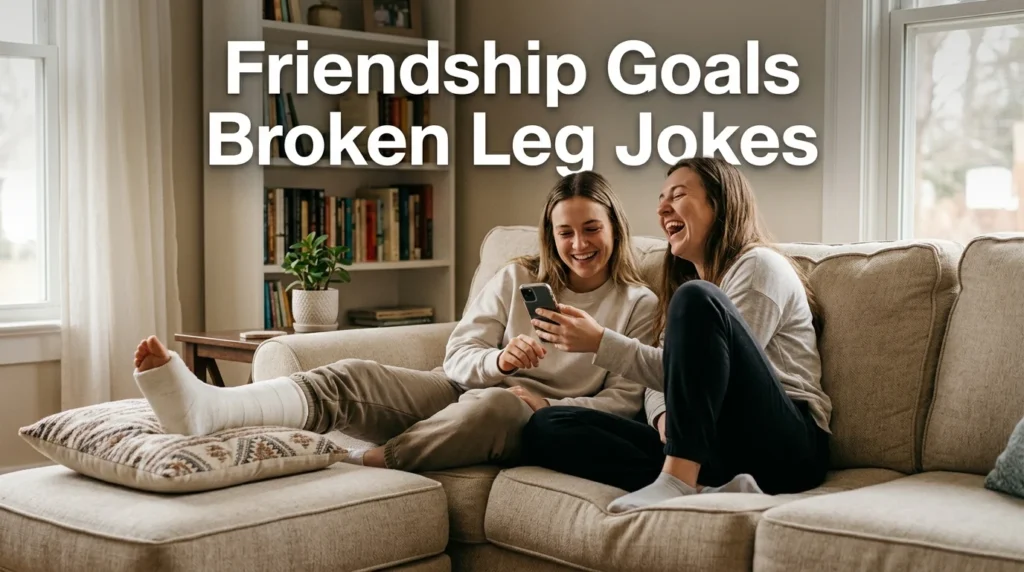 Friendship Goals Broken Leg Jokes