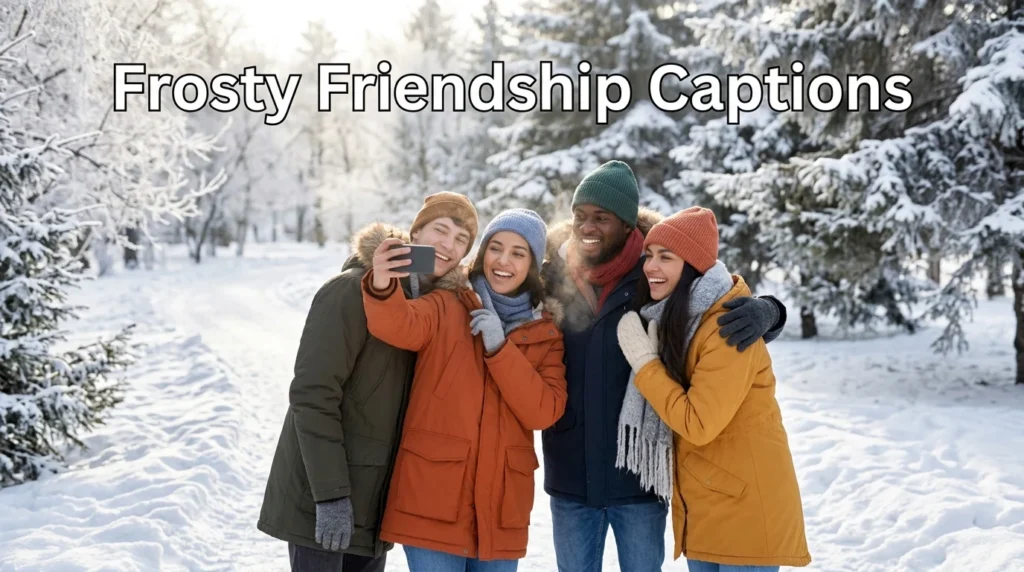 Frosty Friendship Captions
