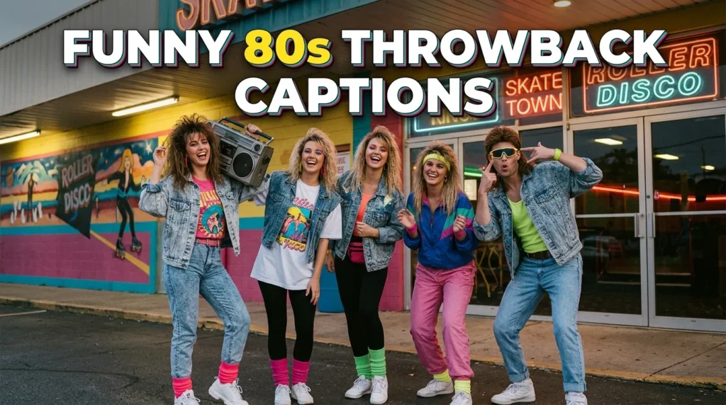 Funny 80s Throwback Captions