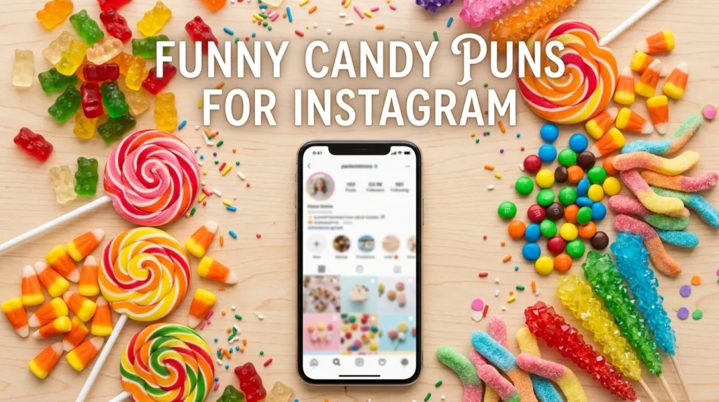 Funny Candy Puns for Instagram