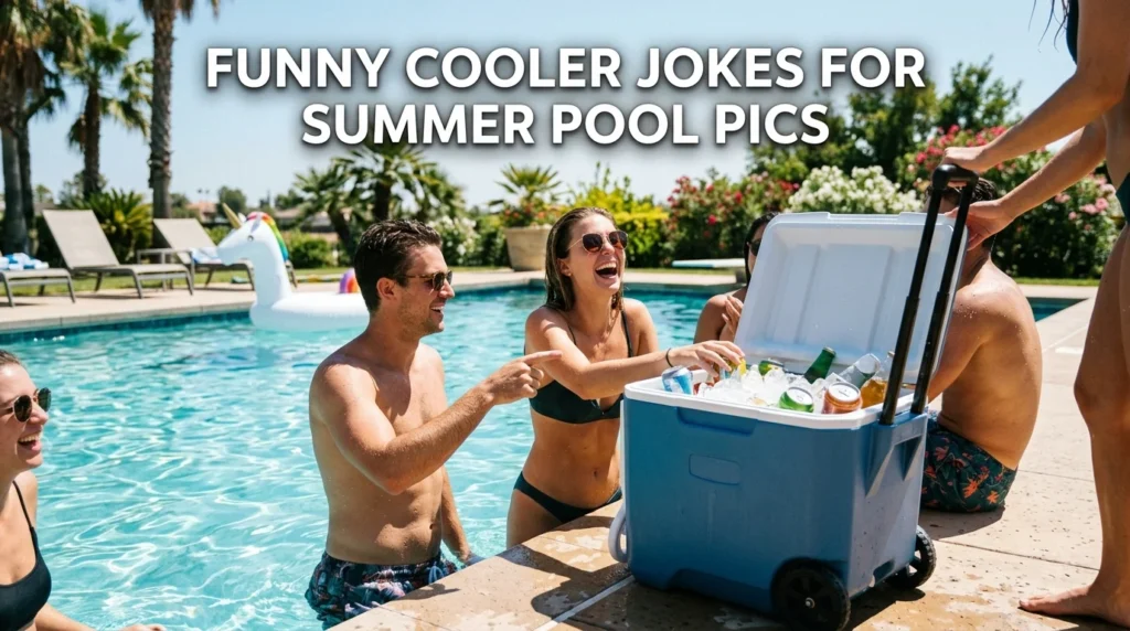 Funny Cooler Jokes for Summer Pool Pics