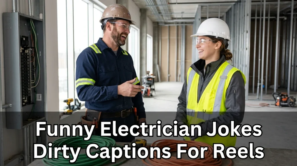 Funny Electrician Jokes Dirty Captions For Reels