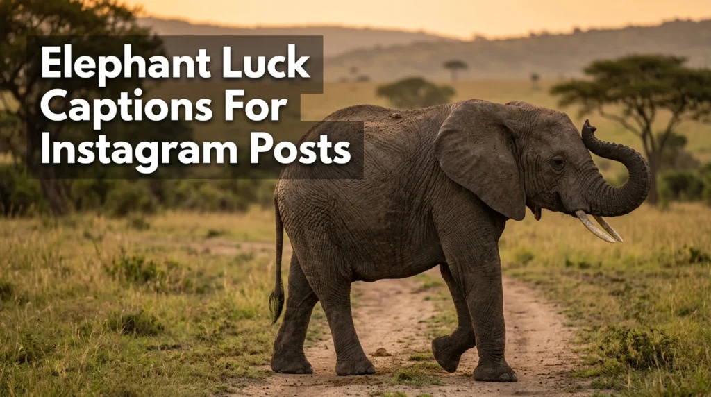 Funny Elephant Gambling Captions For Instagram